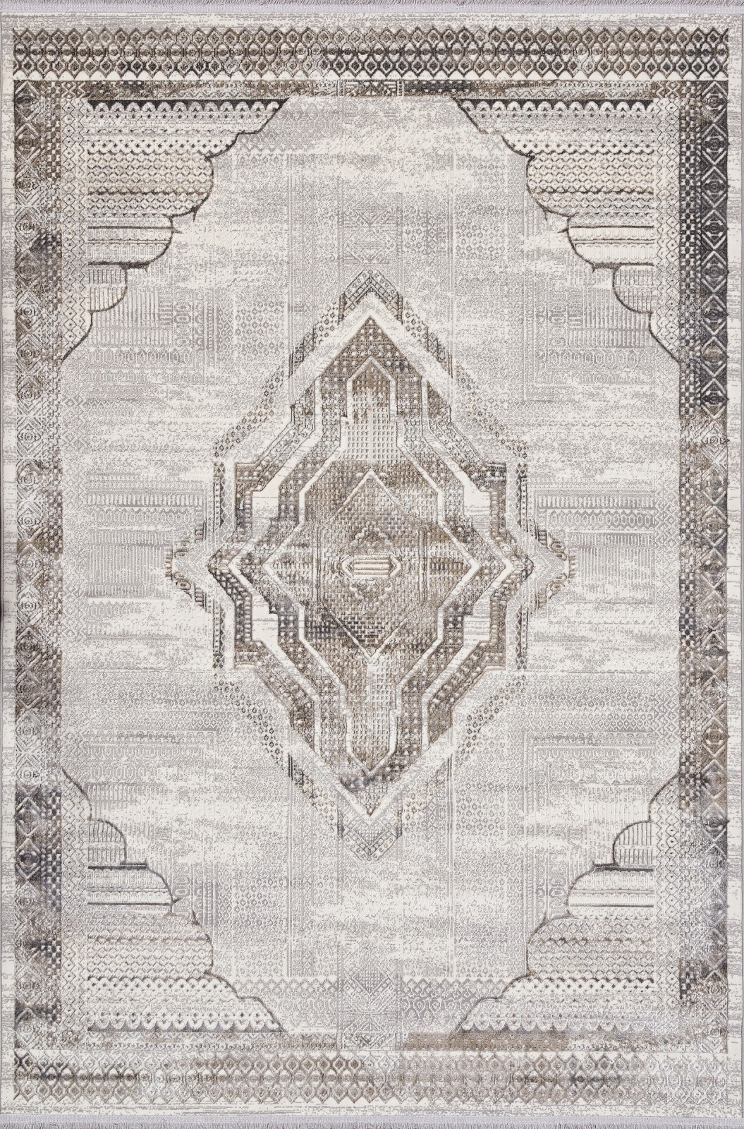 Ковер ASADU 07541A - CREAM HB / GREY FDY 1 на 2 Ковер ASADU 07541A - CREAM HB / GREY FDY 1 на 2