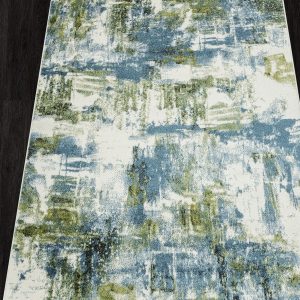 Ковер BRIGHT L016 - CREAM-BLUE 1 на 2