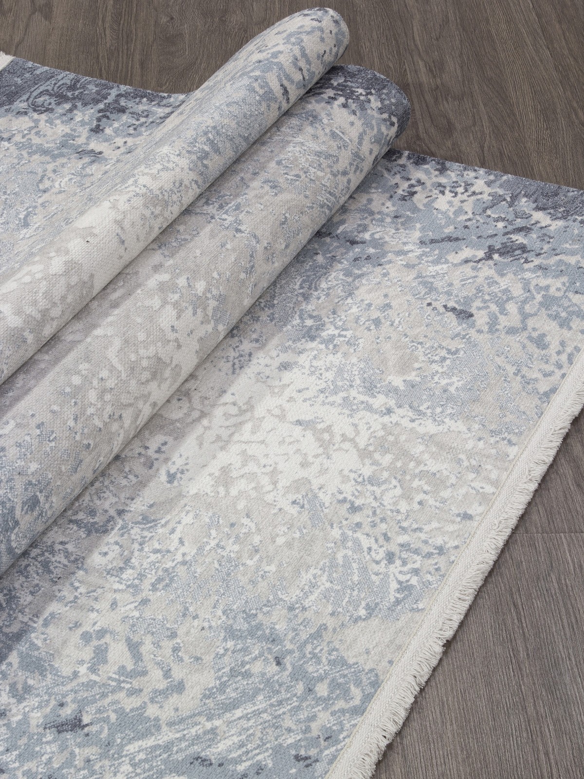 Ковер LOTUS AB189A - GREY / BLUE 0.8 на 1.5 Ковер LOTUS AB189A - GREY / BLUE 0.8 на 1.5