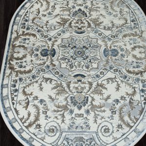 Ковер SAHARA 00765A - D.BLUE FDY / CREAM HB 1 на 2