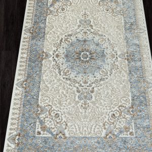 Ковер SAHARA 06066A - L.BLUE FDY / CREAM HB 2 на 2.9