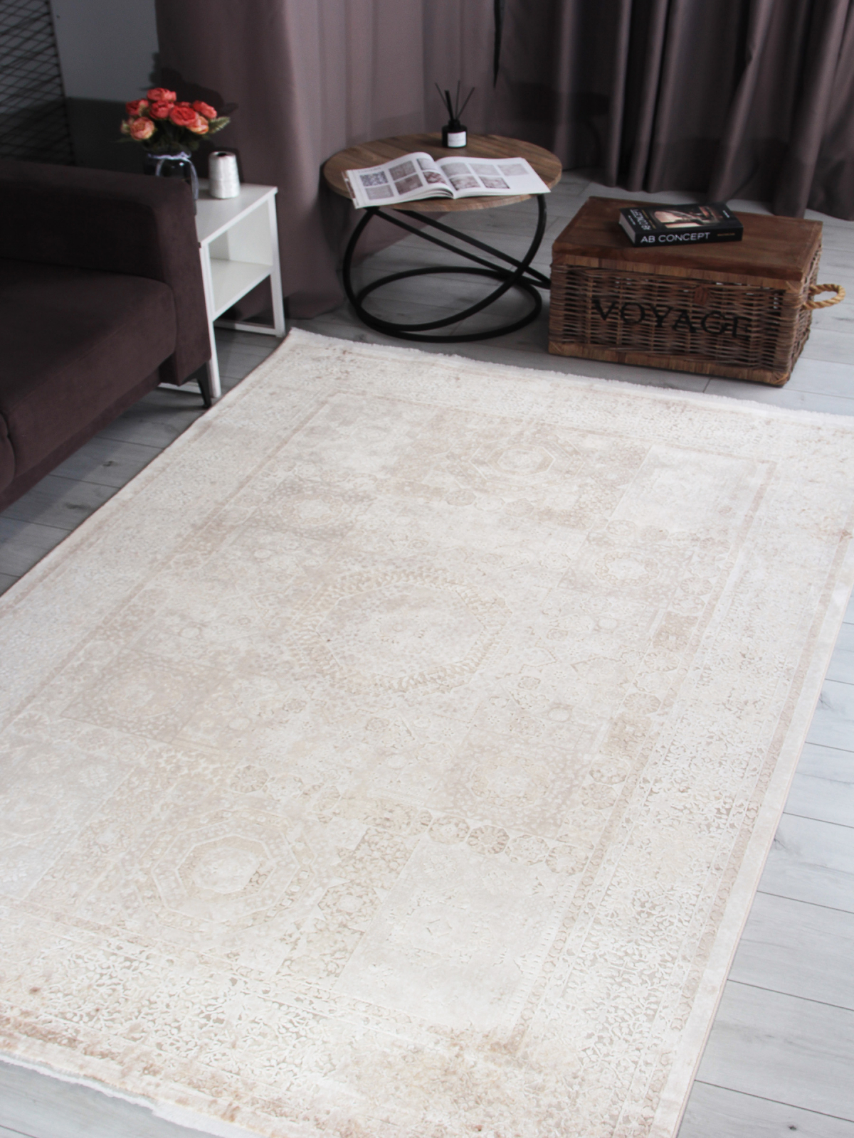 Ковер Astoria 8522B - CREAM / S.CREAM 0.8 на 1.5 Ковер Astoria 8522B - CREAM / S.CREAM 0.8 на 1.5