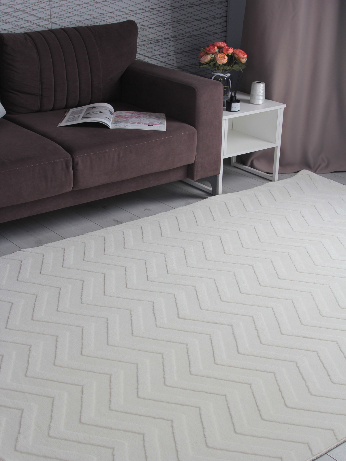 Ковер AURA PX3006 - CREAM 1.6 на 2.3 Ковер AURA PX3006 - CREAM 1.6 на 2.3