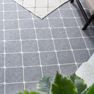 Ковер NUN KILIM NUN1 - GREY 1.6 на 2.3