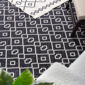 Ковер NUN KILIM NUN7 - BLACK 1.4 на 2